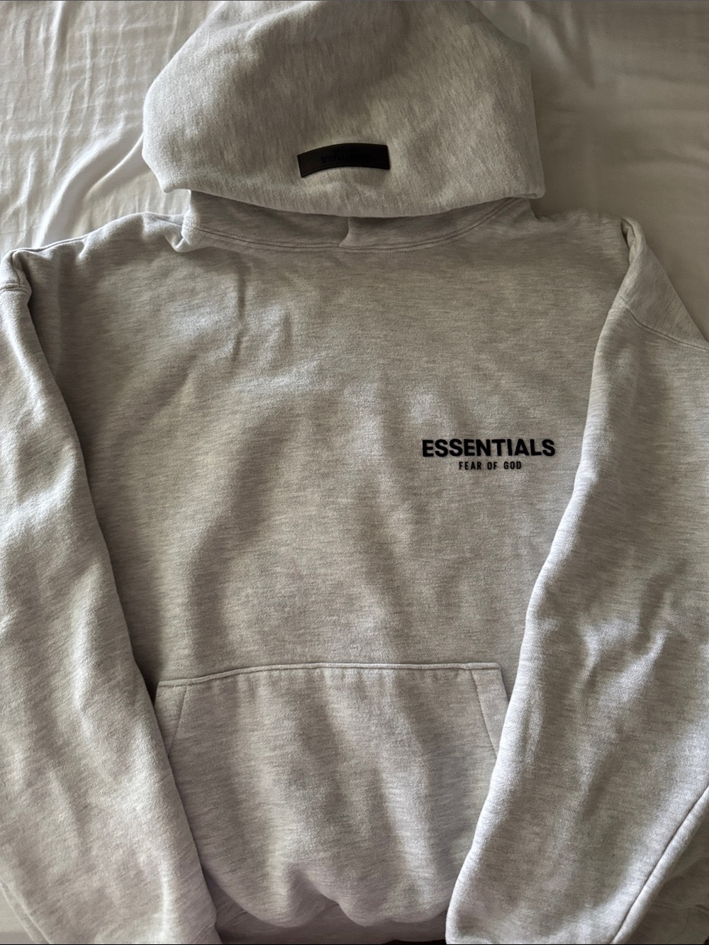 Essentials Grey Hoodie Size XS